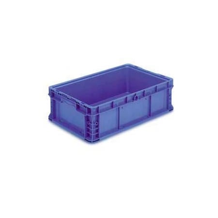 Lewisbins ORBIS Stakpak NXO2415-7 Modular Straight Wall Container, 24"L x 15"W x 7-1/2"H, Blue NXO2415-7-BL